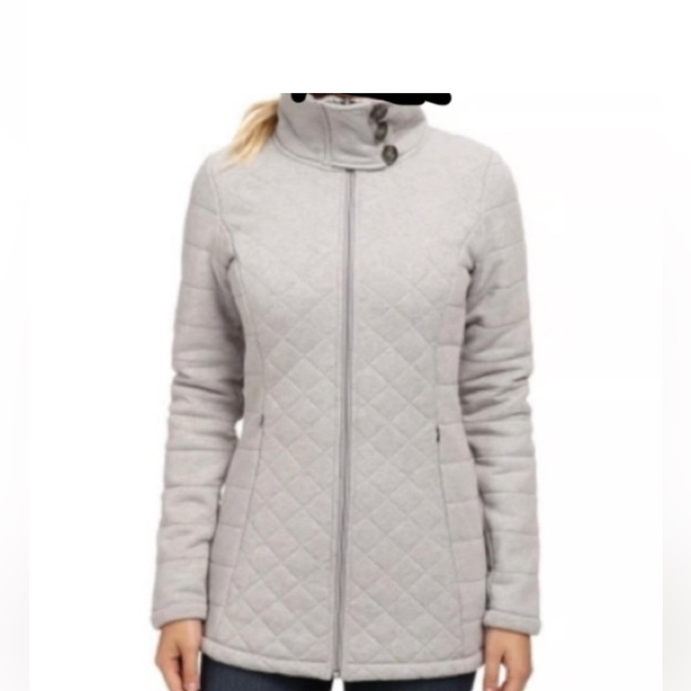 The North Face Caroluna Gray Diamond Quilted Jacket Women’s Size Large